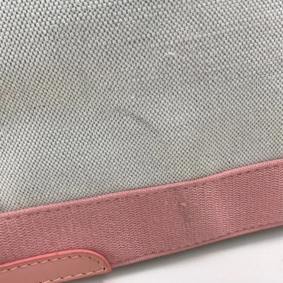 Authentic BALENCIAGA 339933 Navy Cabas S Hand Bag Tote Bag Canvas/Leather Natura - Picture 6 of 12